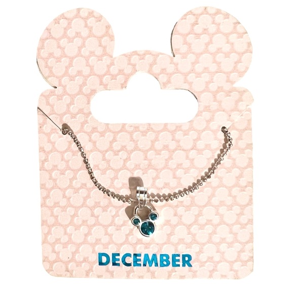 December Birthstone Necklace, purchased at Disneyland but never worn, brand new! - Picture 2 of 3